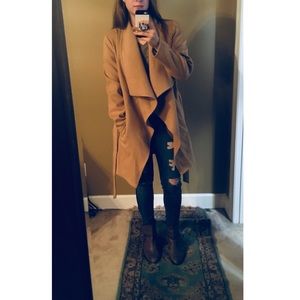 Vici Dolls Camel Drape Coat